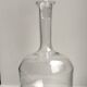 old crystal decanter monogram "H" early twentieth century