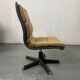 Vintage Office Chair in Leatherette and Fabric