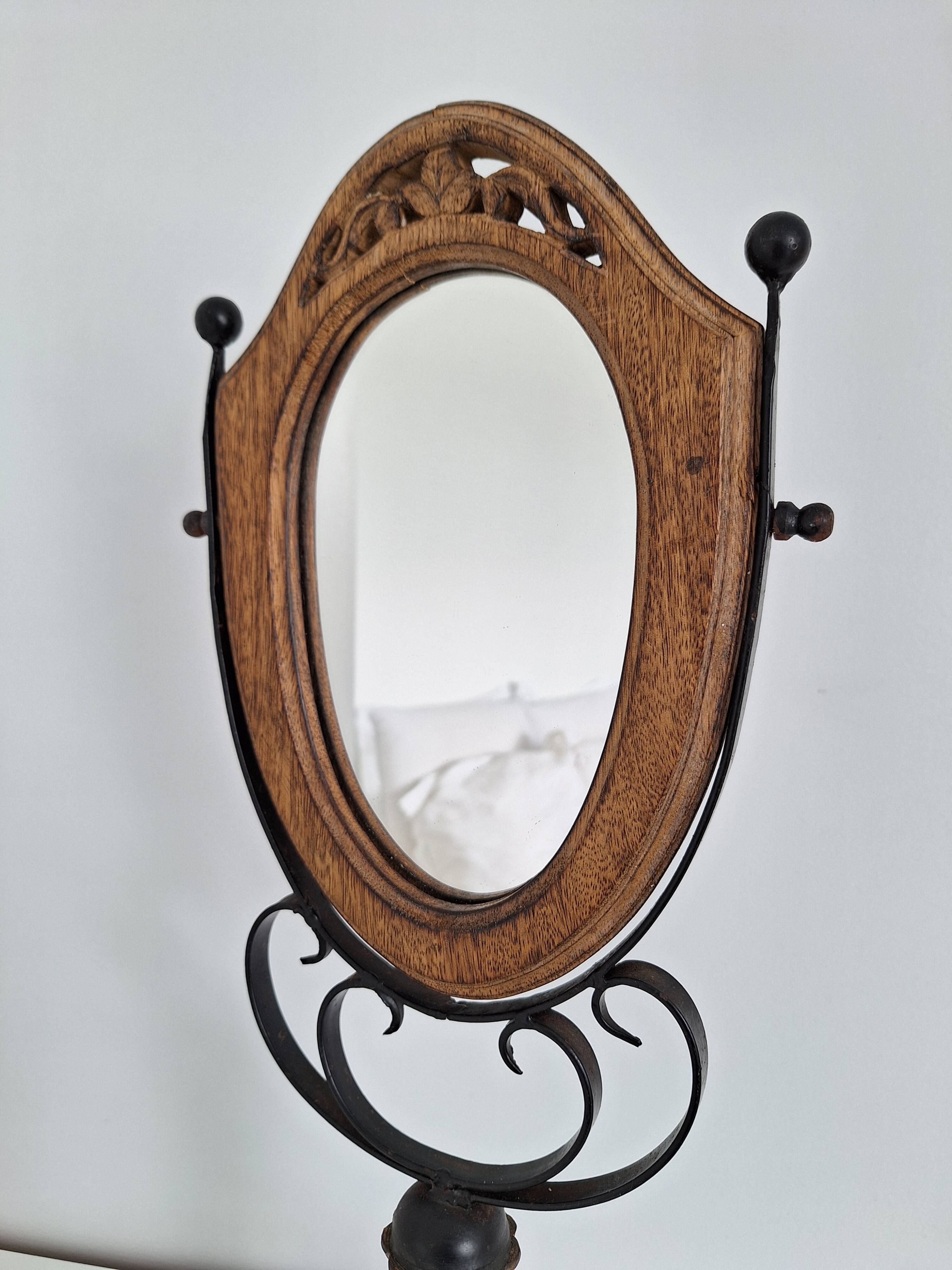 Baroque table mirror 25x56cm