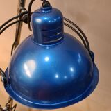 Lampadaire réglable en métal bleu