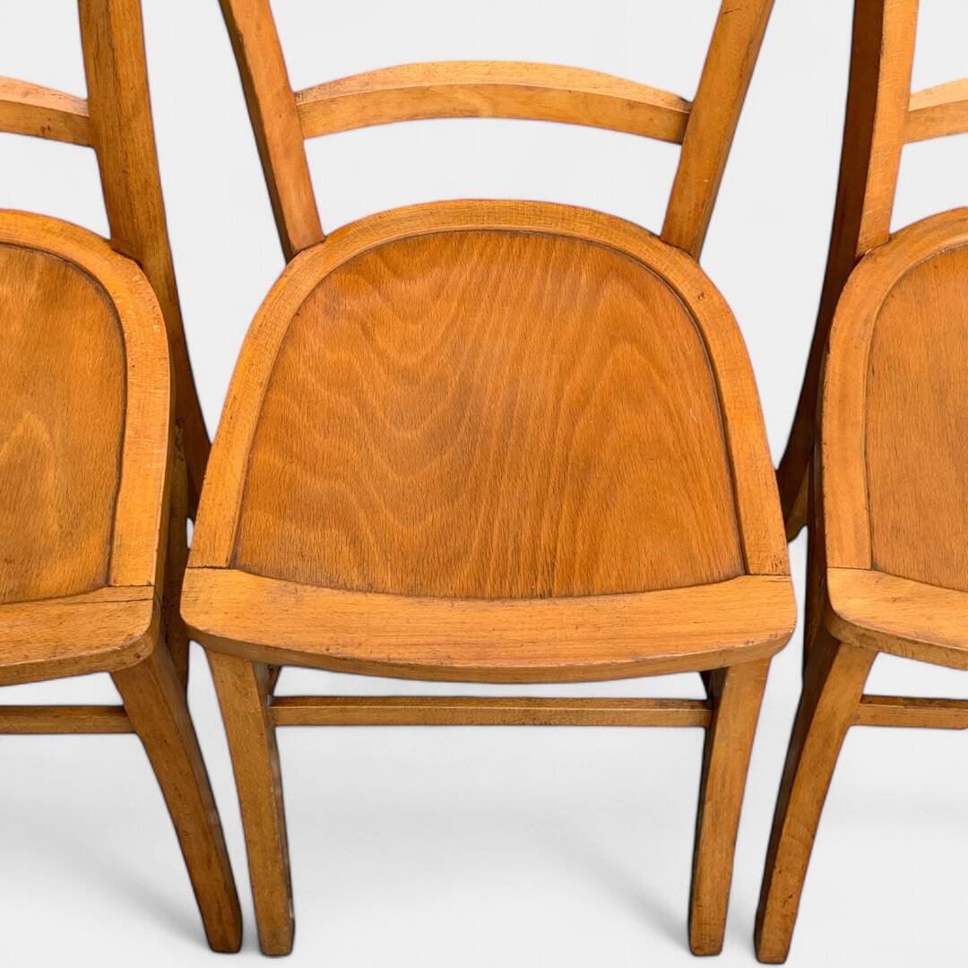 4 vintage Luterma bistro chairs 1940