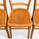 4 chaises bistrot vintage Luterma 1940