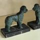 Art Deco poodle-shaped bookends