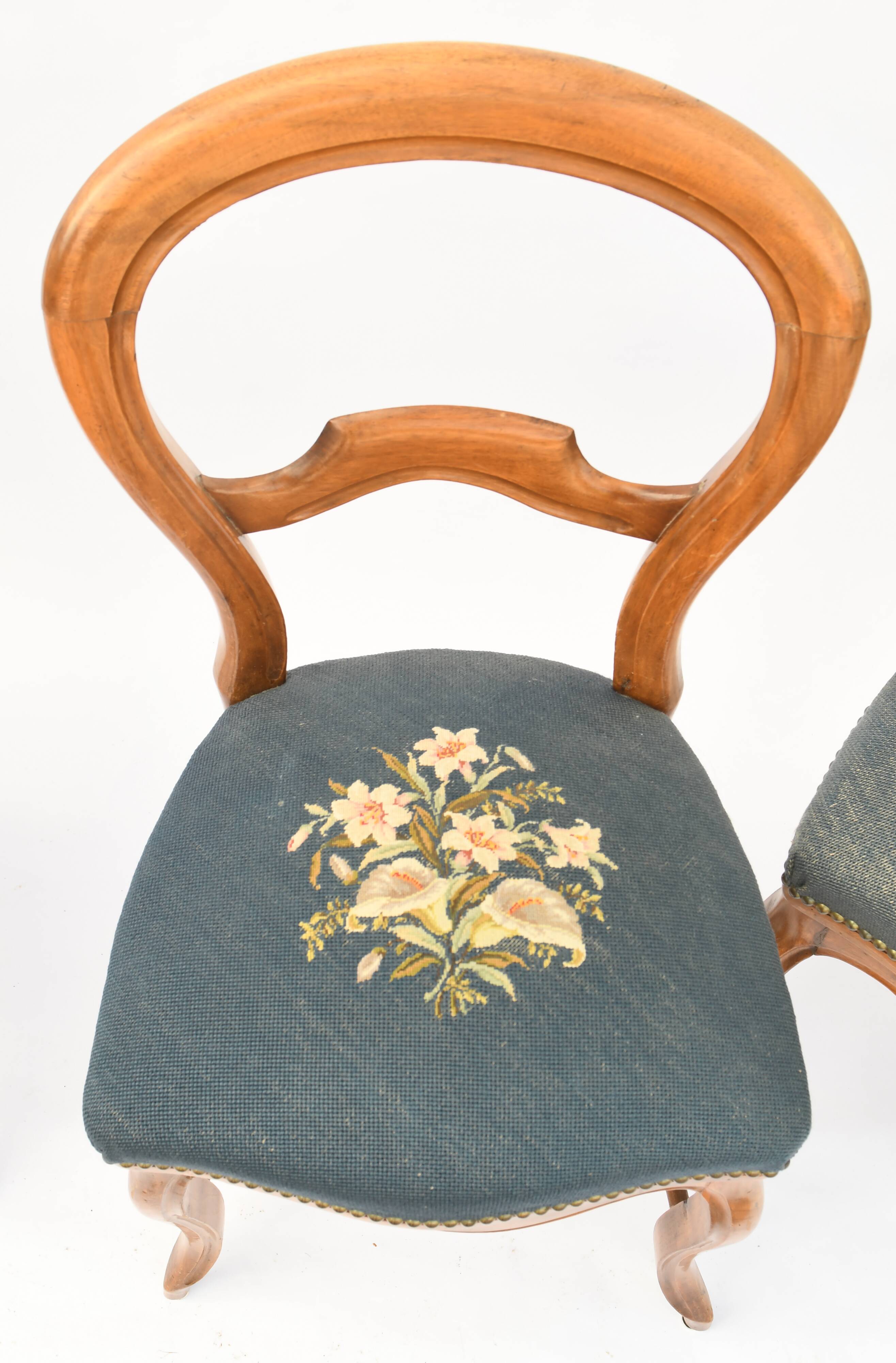 4 Louis Philippe chairs