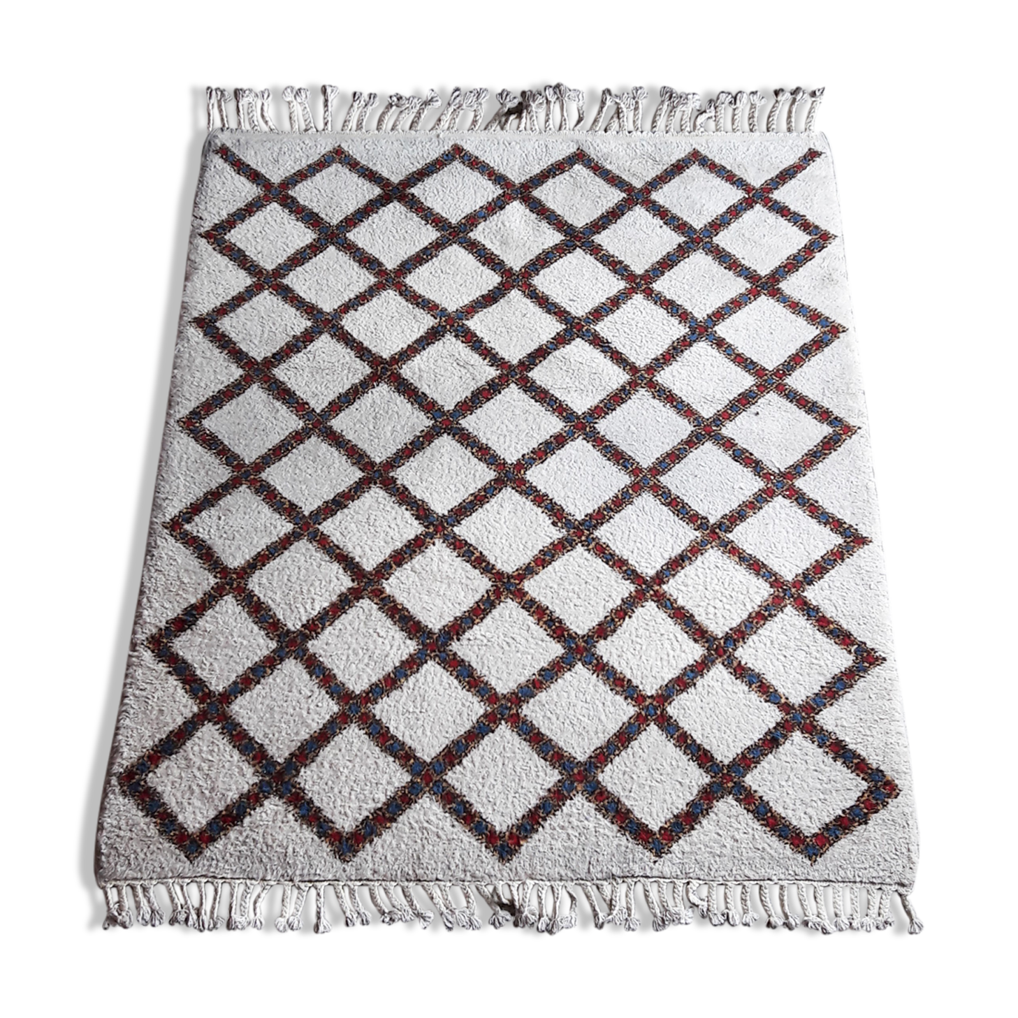 Tapis beni ouarain maroc 200 x 195 cm