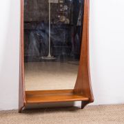 Large wall mirror in Danish teak by Pedersen and Hansen 1960.