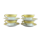 4 cups & saucers moulin des loups