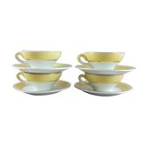 4 cups & saucers moulin des loups