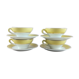 4 tasses & soucoupes moulin des loups