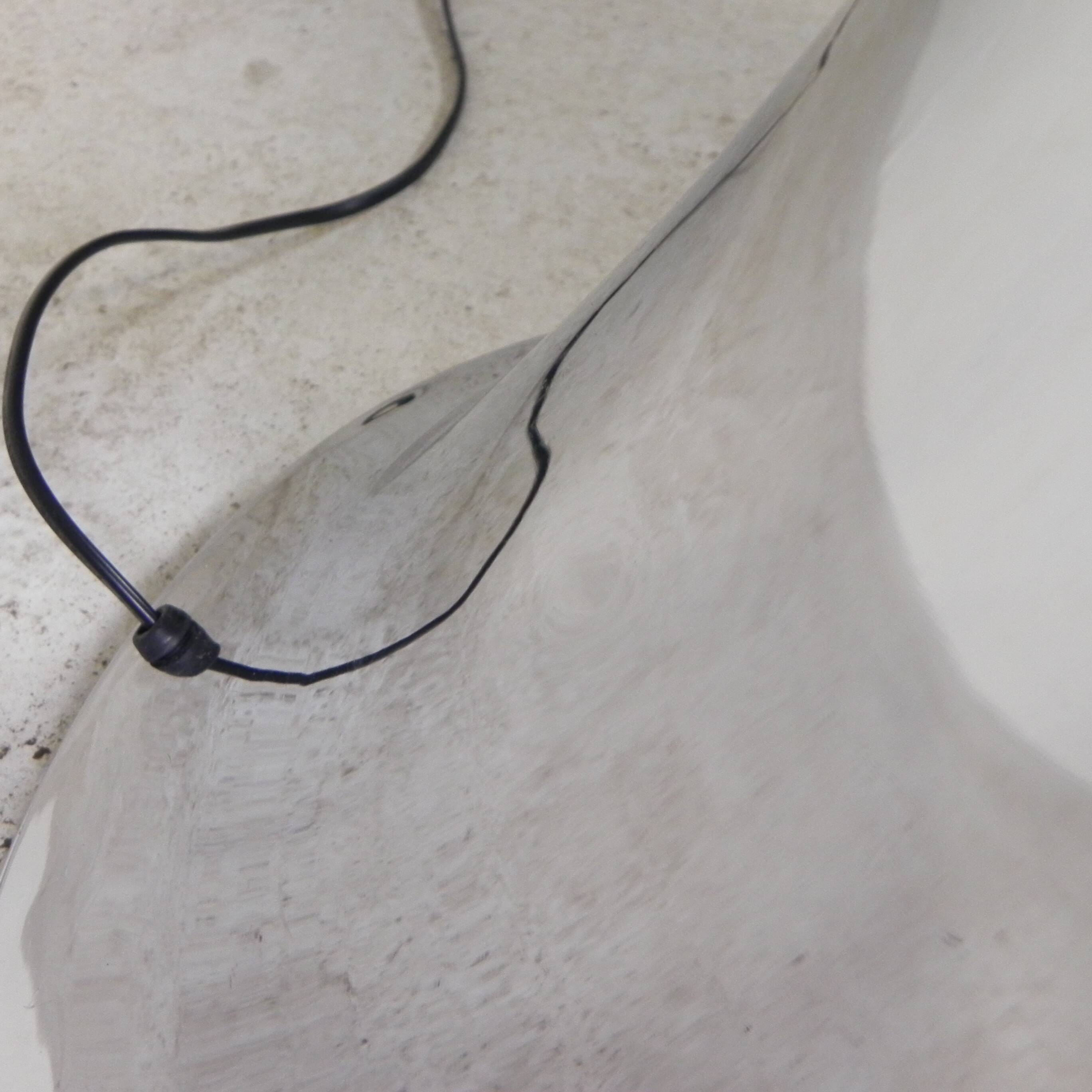 Standing chrome lamp in Art Deco style, Jules Dewaele Brussels, 1950