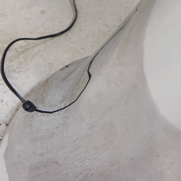 Standing chrome lamp in Art Deco style, Jules Dewaele Brussels, 1950