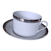 Large breakfast cup Design 1996 Ultra Platinum-silver