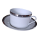 Large breakfast cup Design 1996 Ultra Platinum-silver