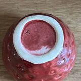 Strawberry slip jam jar