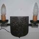 Pair of heraldic coat of lamp for the 60's century