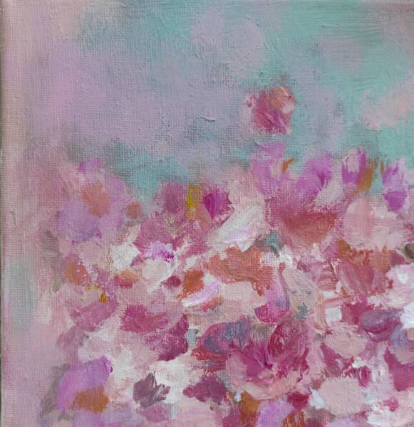 Rose bouquet painting