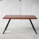 Solid wood coffee table and metal feet-1960