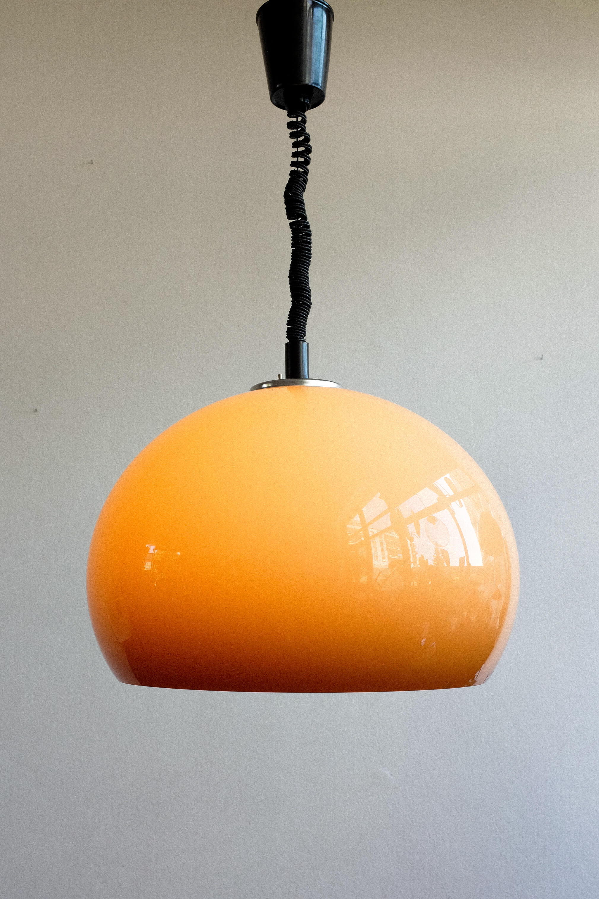 Adjustable pendant lamp by Guzzini for Meblo, 1970s