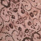 Tapis Vintage Kilim Rose Poudré Motifs Anatoliens, 176x282