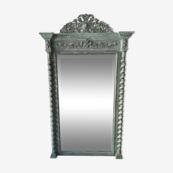 Mirror Louis XIII Shabby Chic patinated 166cm