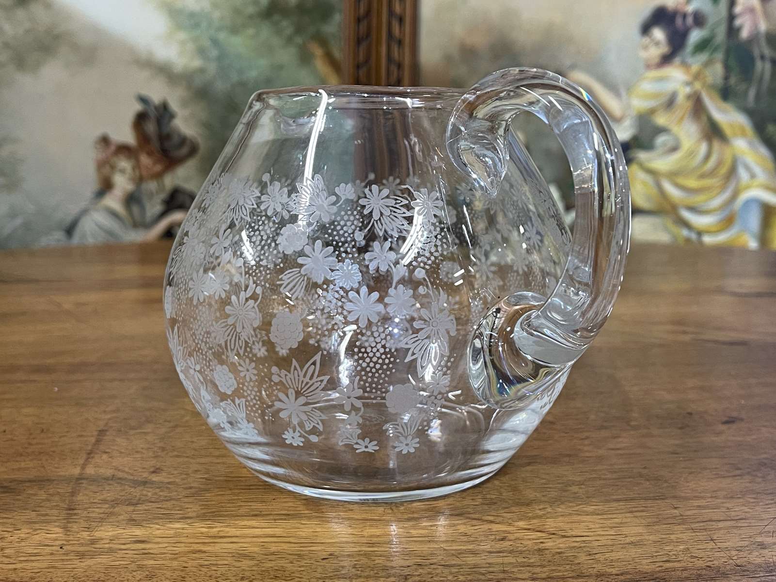 Baccarat crystal pitcher