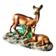 1950s ceramic animal figurines of deer