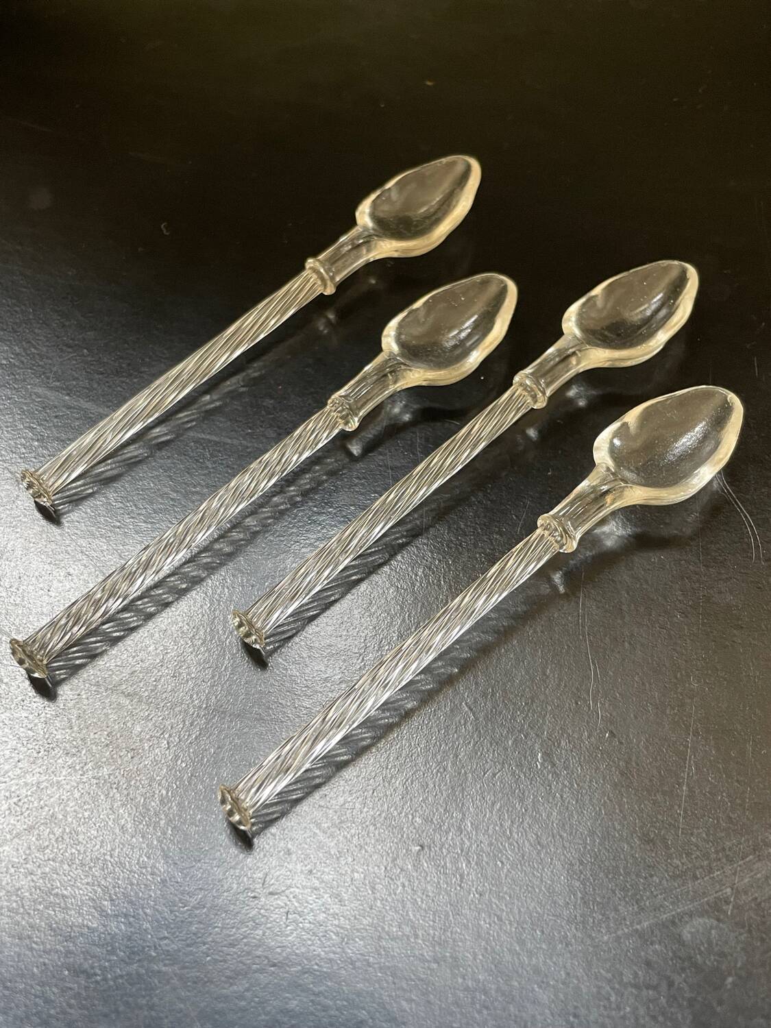 Blown glass spoons