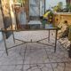 Vintage Coffee Table 60s-70s Gold Brass Hollywood Regency/Jansen Style