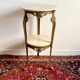 Table d'appoint bronze et marbre