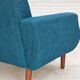 1970s, Danish armchair, original furniture wool, teak wood.