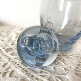 Sky blue art deco carafe