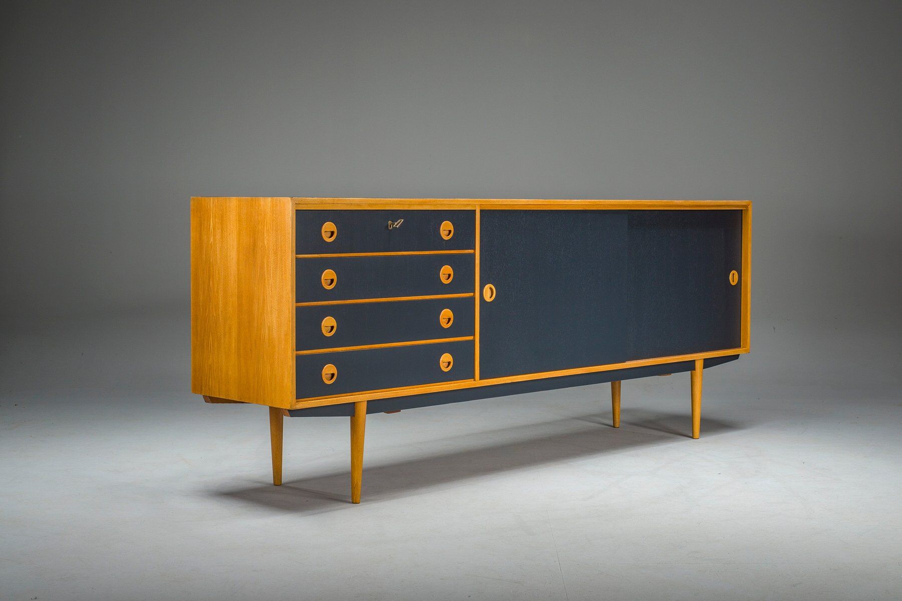 Mid-century modern pine sideboard from Musterring International, 1960s