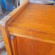 Vintage light sliding cabinet 50s