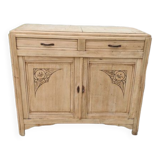 Art deco sideboard in natural wood