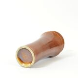 1970s ceramic brown vase