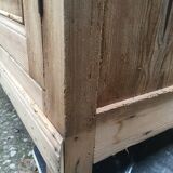 Wooden cabinet with interior doors