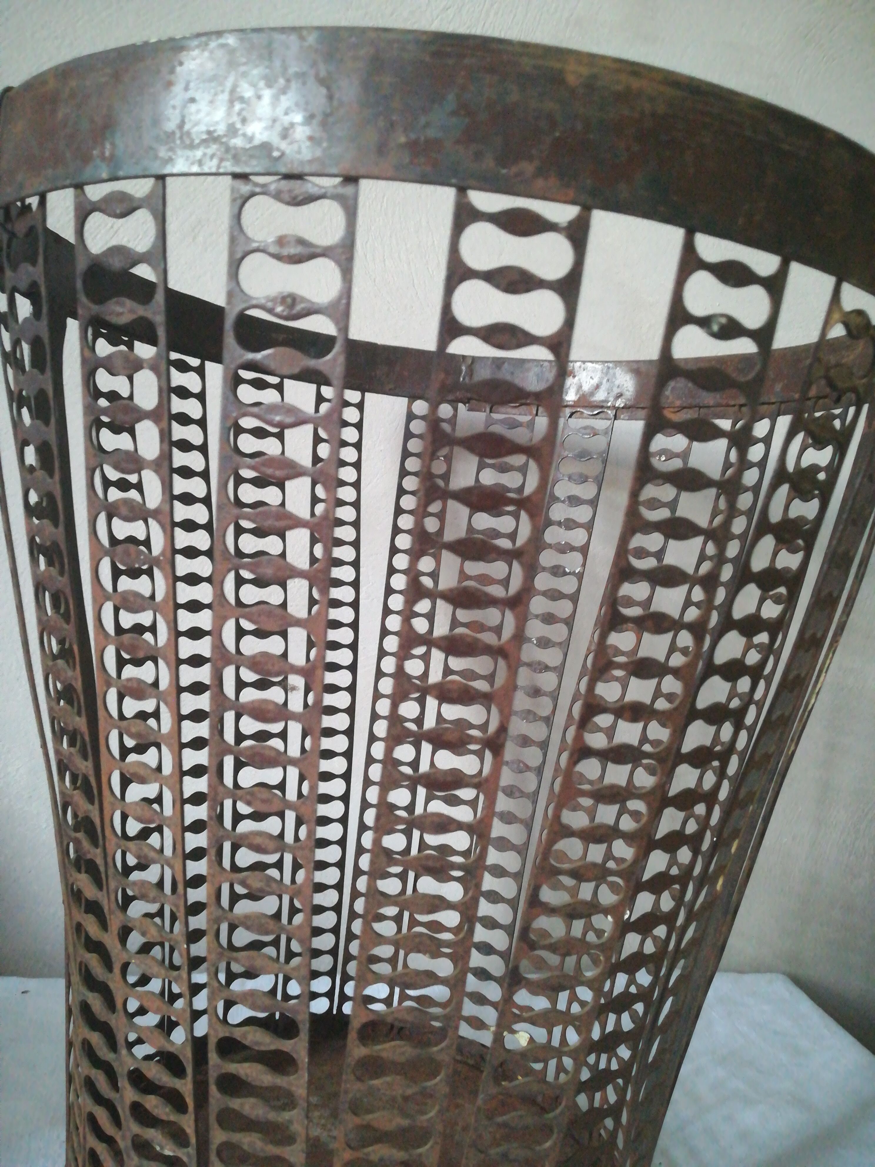Industrial metal basket