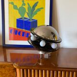 Space age flying saucer Ufo table lamp, Italy 1970s