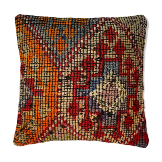 Turkish kilim cushion cover , 40 x 40 cm