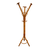 Porte-manteau Perroquet en Bambou et Rotin