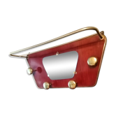 Patère porte manteaux chapeaux boules formica 1960