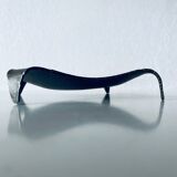 Brutalist iron candle holder