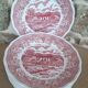 Swiss Landscape dessert plate