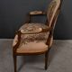 Beech canapé, stained, Louis XVI style - 1920