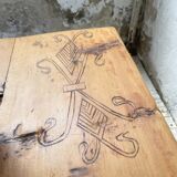 Table basse art populaire Suisse 1900