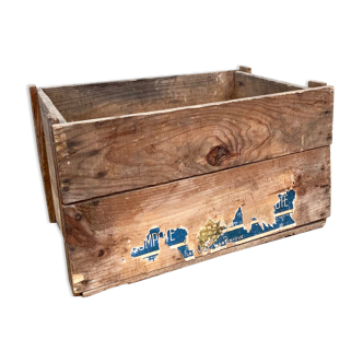 Box Locker Vintage wooden box - Pineapple - Domaine de Jouvence - Martinique