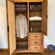 Armoire art déco bois brut & jute