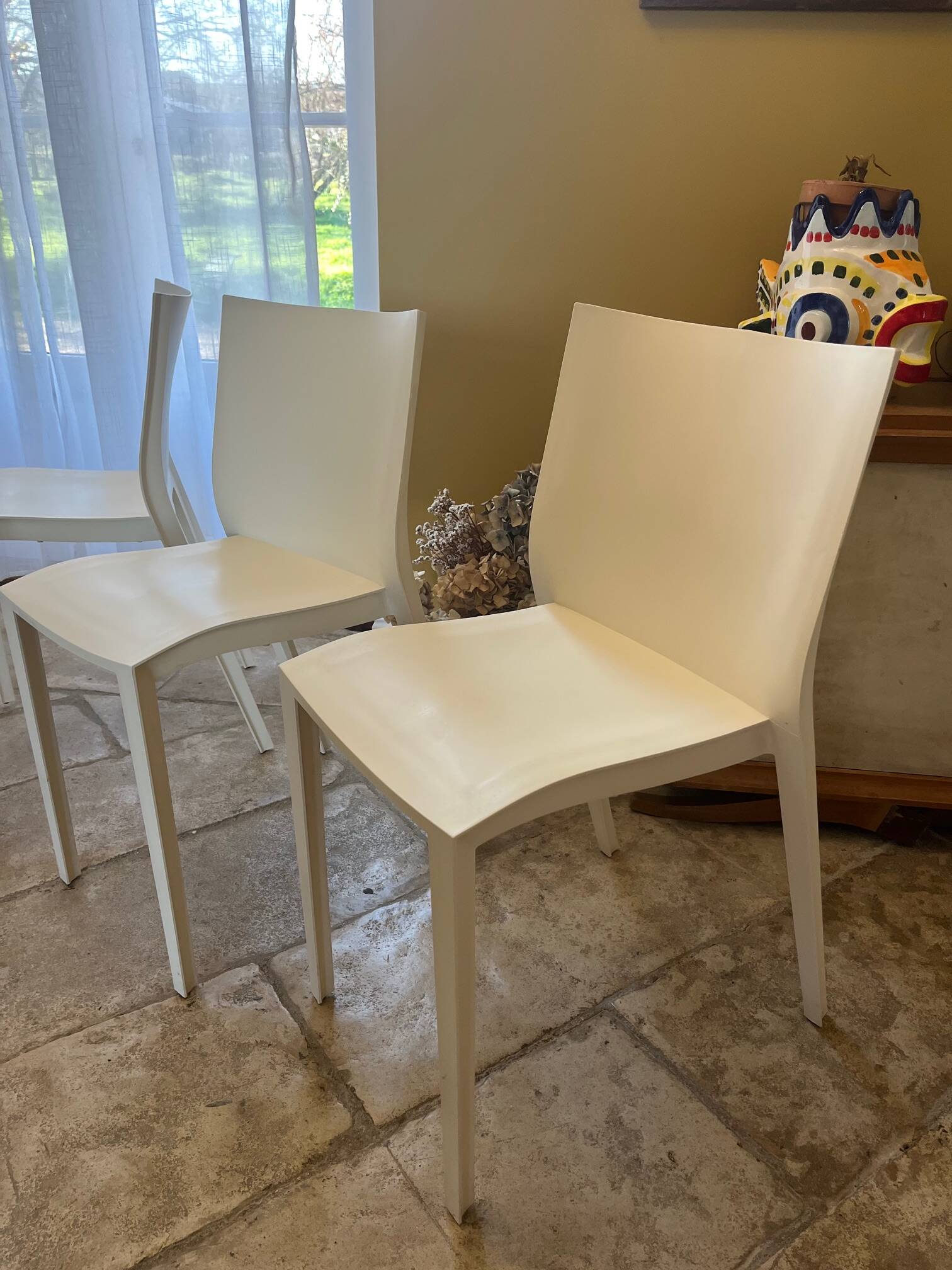 4 superb slick-slick chairs by Philippe Starck for Xo Design