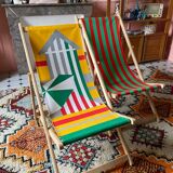 Duo of 60s lounge chairs