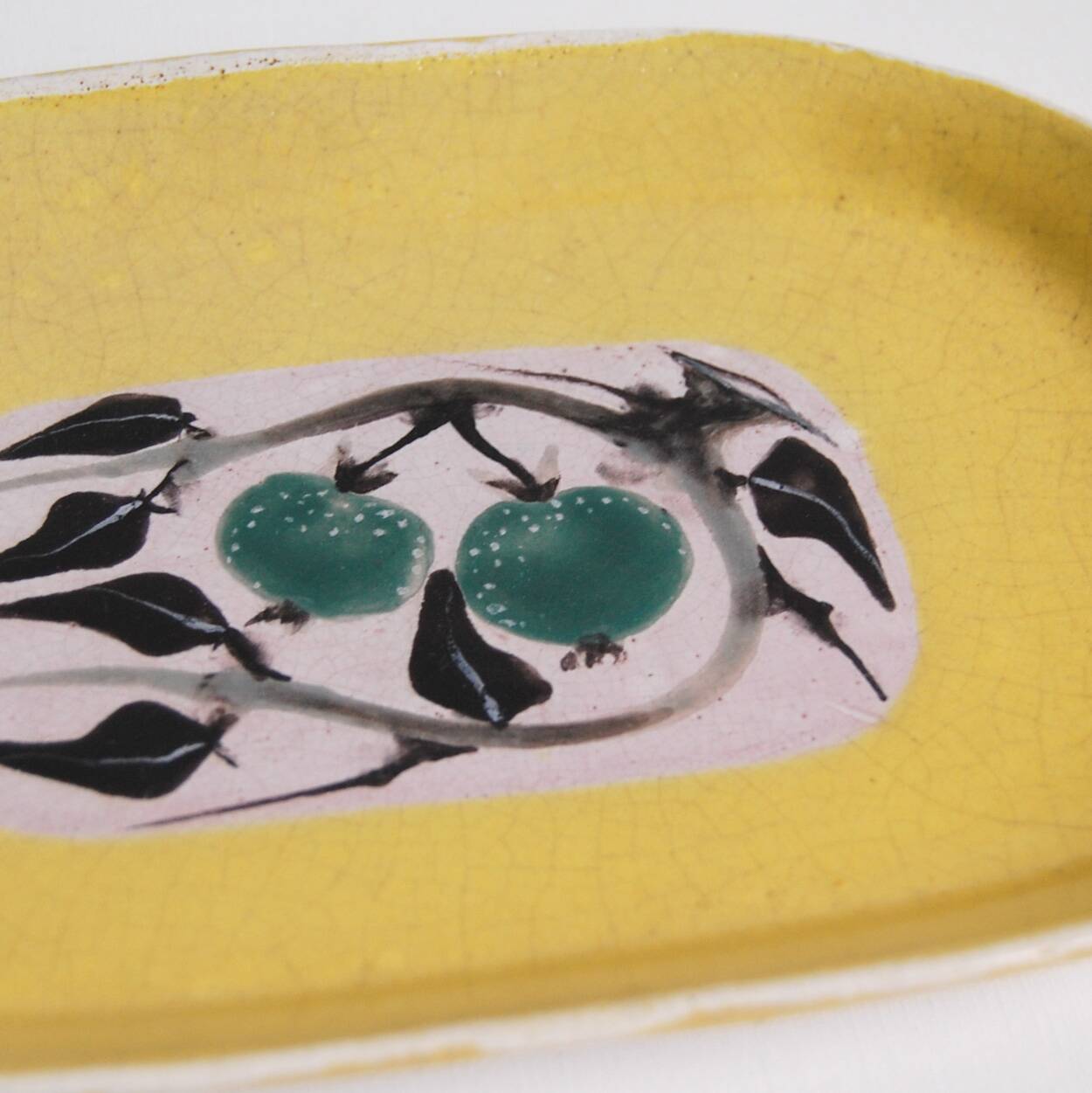 Plat ou vide-poche décoratif vintage - Dour - Roger Somville